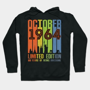 October 1964 60 Years Of Being Awesome Limited Edition Hoodie